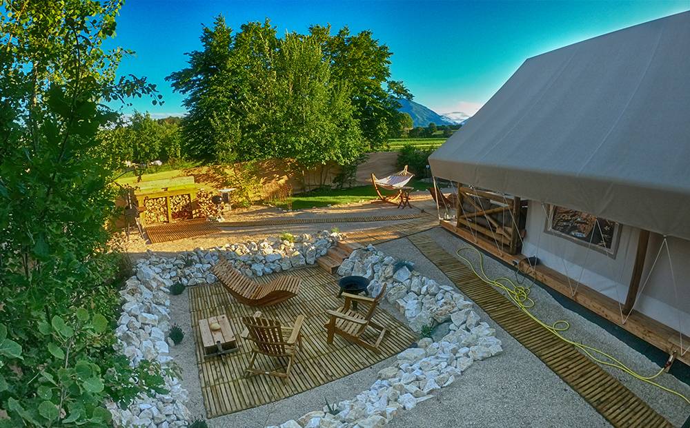 mein Lodgezelt in Kärnten
